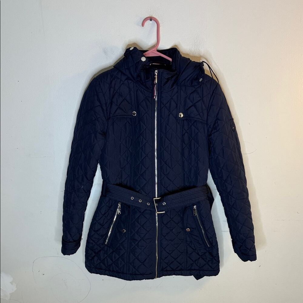 Tommy Hilfiger Dark Blue Quilted Puffer Jacket Size Small